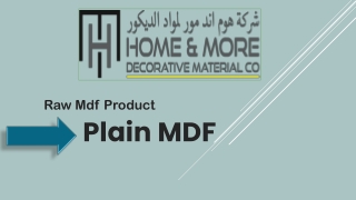 Plain Mdf