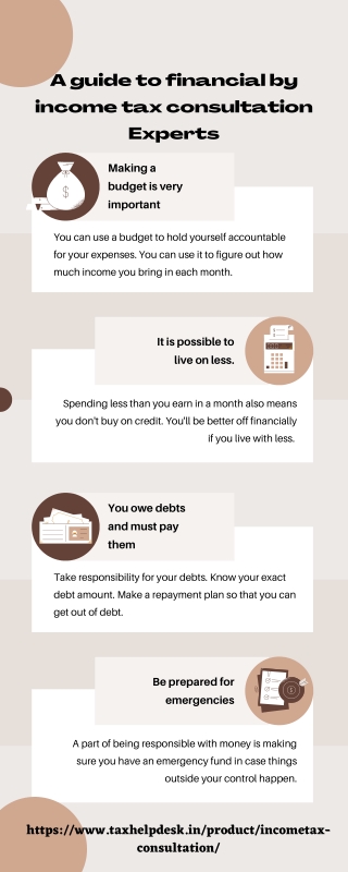 A guide to finance by income tax consultation Experts