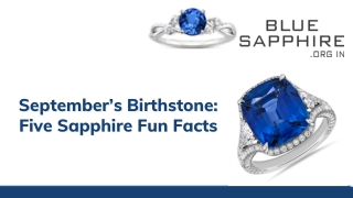 September’s Birthstone Five Sapphire Fun Facts