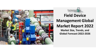 Field Device Management Market Report 2022 - Growth, Demand, And Forecasts 2031