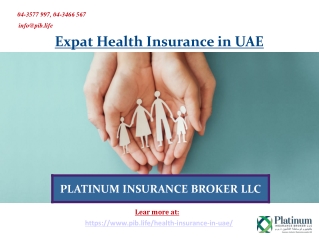 Top Expat Health Insurance in UAE