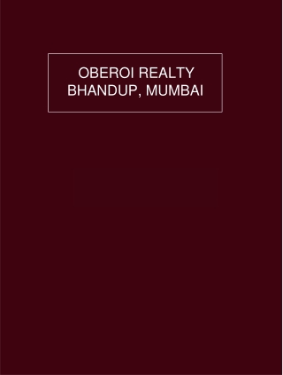 Oberoi Realty Bhandup Mumbai Brochure _ Location _ Price _ Reviews