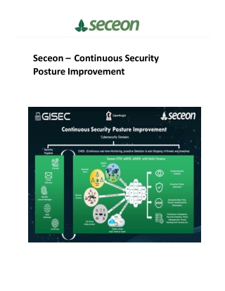 Seceon - Continuous Security Posture Improvement