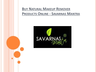 Buy Natural Makeup Remover Products Online