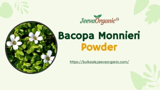 Bacopa Monnieri Powder