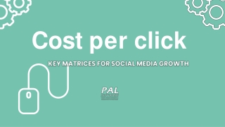 Cost Per Click key matrices for Social media growth
