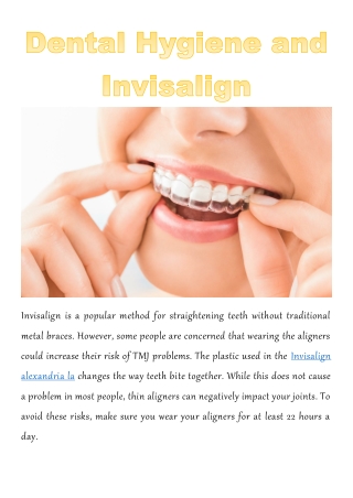 Dental Hygiene and Invisalign