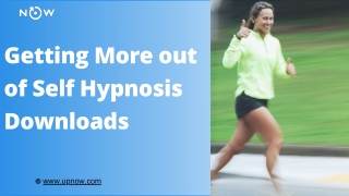 Getting More out of Self Hypnosis Downloads