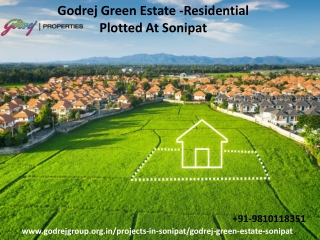 Godrej Green Estate –New Residential Plot At Sonipat