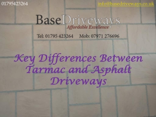 Key Differences Between Tarmac and Asphalt Driveways