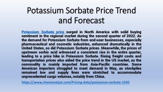 Potassium Sorbate pricing online