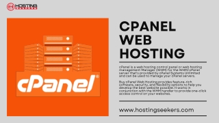 cPanel Web Hosting
