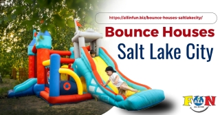 Bounce houses Salt Lake City by All in Fun.