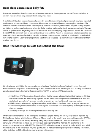 Resmed Airsense 10 Recall What's The Audio Degree Of Airsense 10?