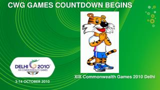 CWG GAMES COUNTDOWN BEGINS