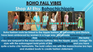 BOHO FALL VIBES