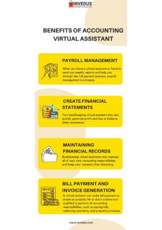 Benefits of Accounting Virtual Assistant