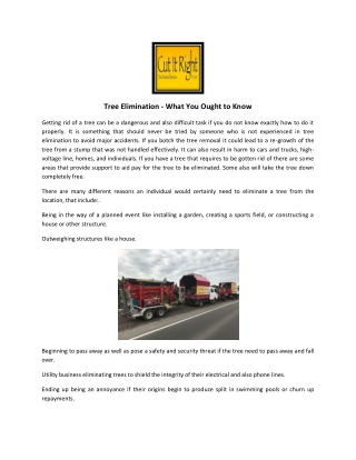 Tree Removal Services In Rosebud | Cut It Right Tree Service Pty Ltd