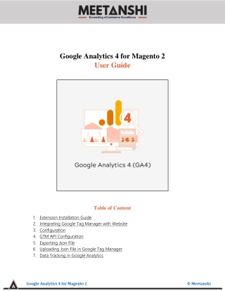 Magento 2 Google Analytics 4 (GA4) Using GTM