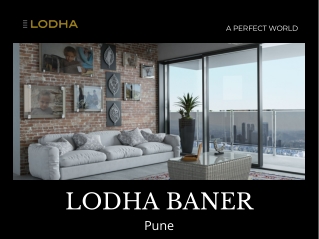 Lodha Baner Pune Brochure