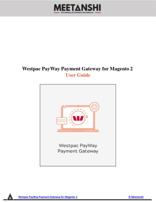 Magento 2 Westpac PayWay Payment Gateway