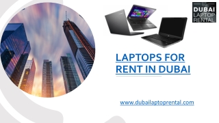 Laptops for Rental Dubai