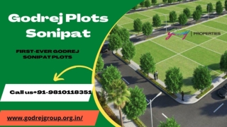 Godrej Plots Sonipat Haryana - Godrej Upcoming Plots in Sonipat