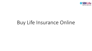 Buy Life Insurance Online