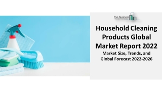 Household Cleaning Products Market 2022 - Industry Size, Share, Segments