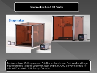 Snapmaker 3-in-1 3D Printer