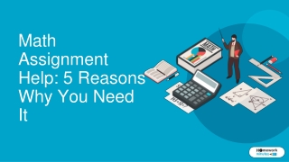 Math Assignment Help_ 5 Reasons Why You Need It