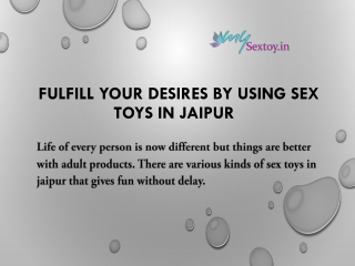 Sex toys in Jaipur  Adult Products India  Call 91 9716210764-MYSEXTOY