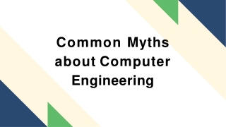 Common Myths about Computer Engineering