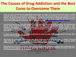 Drug rehabilitation Centre in Mumbai