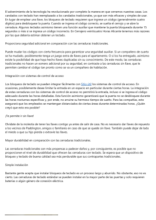 Los increibles de usar un bloqueo con teclado
