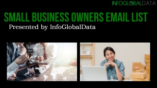 Small Business Owners Email List | Business Owners Database