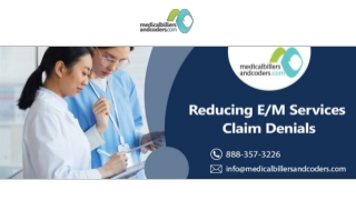 Reducing E/M Services Claim Denials