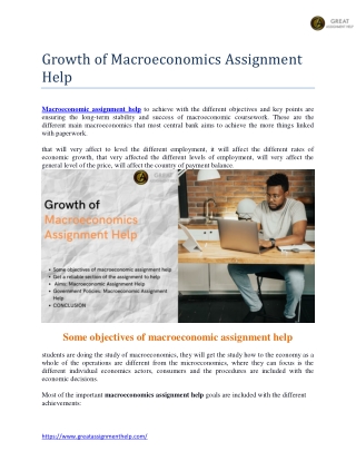 Growth of Macroeconomics Assignment Help.jpg