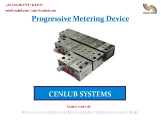 Best Progressive Metering Device