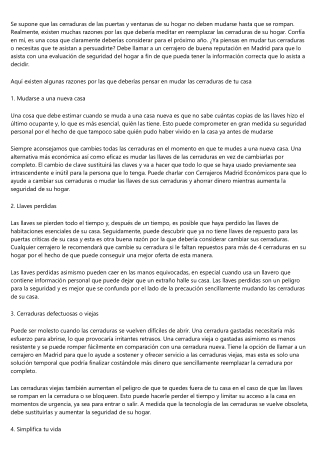 ¿Precisa reemplazar o cambiar las llaves de las cerraduras de su vivienda?