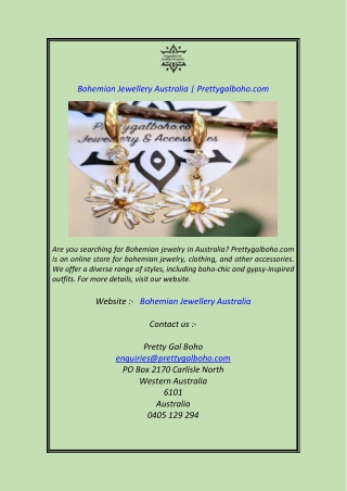 Bohemian Jewellery Australia  Prettygalboho.com