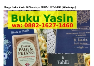 Harga Buku Yasin Di SurabayaHarga Buku Yasin Di Surabaya O88ᒿ-1Ꮾᒿᜪ-1ᏎᏮO[WhatsApp