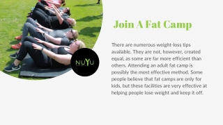 Weight Loss Retreats Australia - Nu Yu Total Health