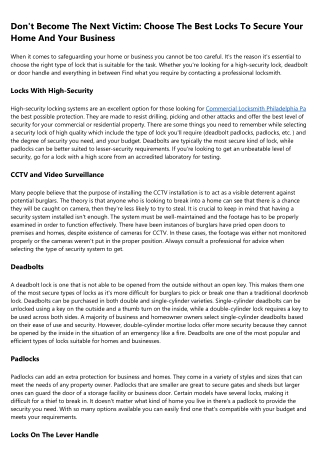 Best Questions You Should Ask About Lock Rekeying