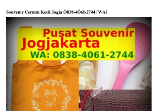 Souvenir Cermin Kecil Jogja