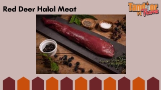 Red Deer Halal Meat