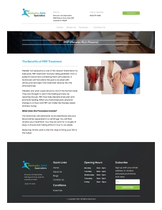 Knee specialist Louisville KY