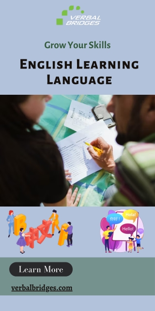 Why Learn English With Verbal Bridges?