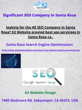 Significant SEO Company in Santa Rosa