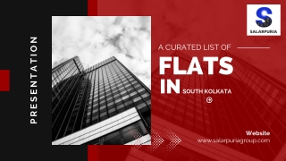 A Curated List of Flats in South Kolkata By Salarpuria Group